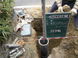 公共下水道工事の様子1